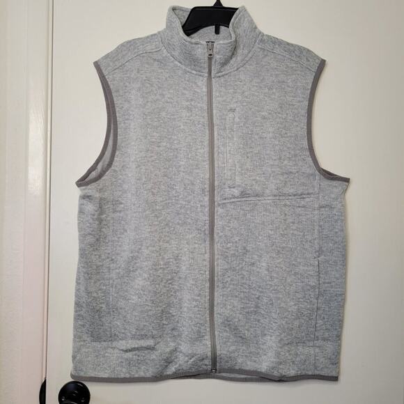 NEW Men's Lands End Gray Sweater Vest Size Large - Picture 5 of 6